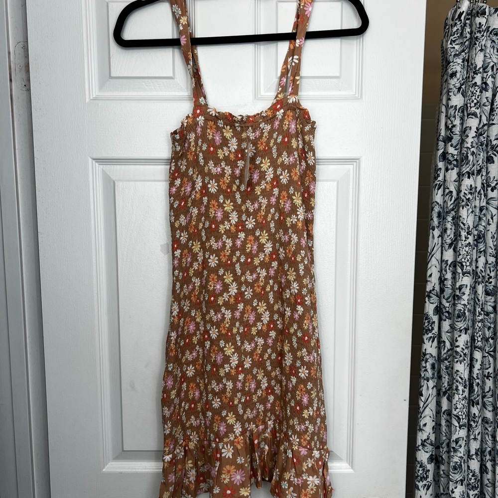 American Eagle Outfitters Brown Floral dress
